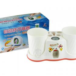 自动挤牙膏器（牙刷架双