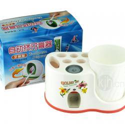 自动挤牙膏器（牙刷架单