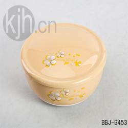 华丽双色碗（带盖）