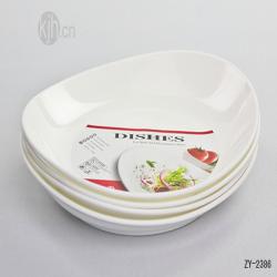 8寸椭圆型餐盘（4pcs）
