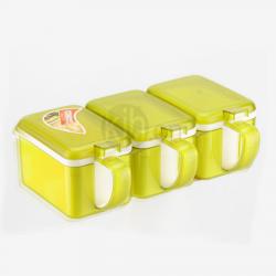 水晶调味盒(三位)