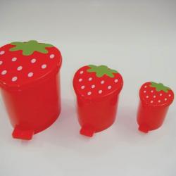 草莓型杂物桶1000ML