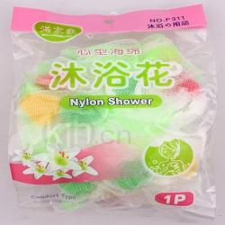 心型海绵沐浴花