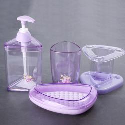 玫瑰园三角形卫浴4件