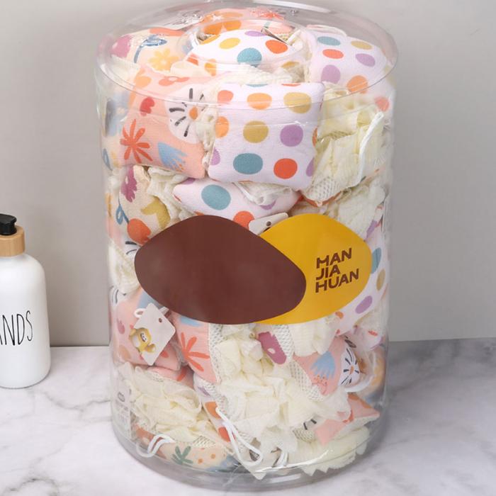 桶装-泡泡芙沐浴球搓澡巾