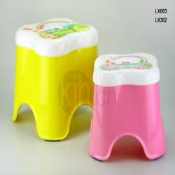 双色防滑花形凳（小、中