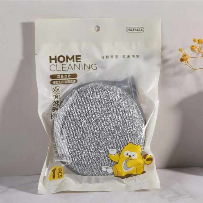 双面双效圆型洗碗擦1个装
