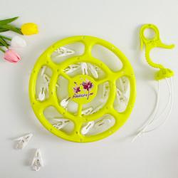 迪乐圆形晒衣架(18夹)