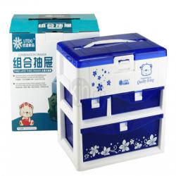 组合抽屉(三层三抽屉)