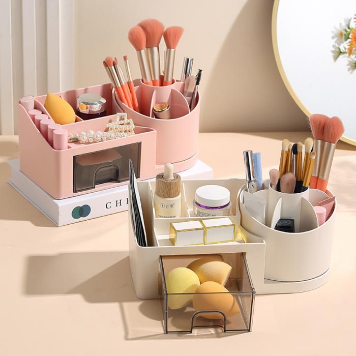 旋转抽屉收纳盒