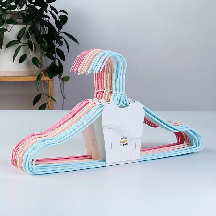 浸塑衣架39cm10个/把