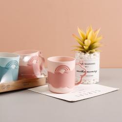 彩虹双色口杯/对杯