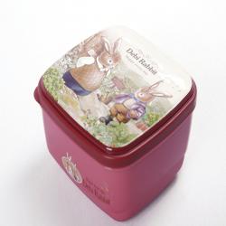 德比兔方形保鲜盒（四件