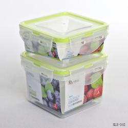 乐厨密封保鲜盒2件套（