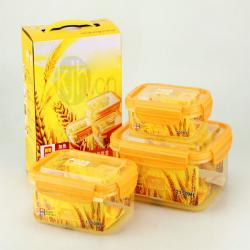 丰盛长方形保鲜盒三套
