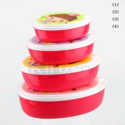 迷你草莓娃保鲜盒（4件