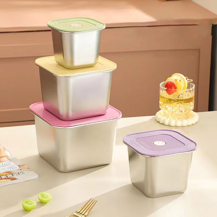 201#不锈钢保鲜盒套装