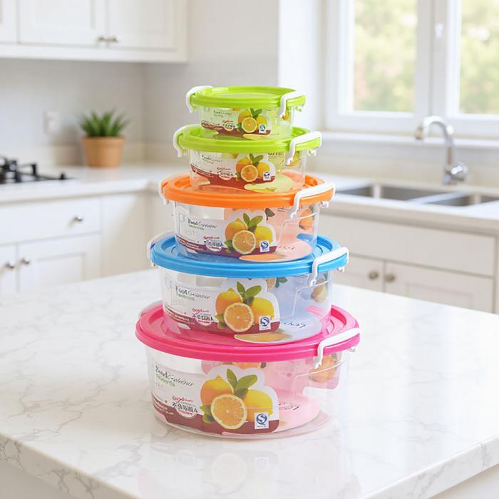 秀雅保鲜多用盒(5件套/3.2L/2L/1.2L/0.6L/0