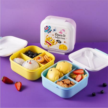星际探险儿童翻盖饭盒