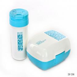 乐派方形分隔餐盒+随