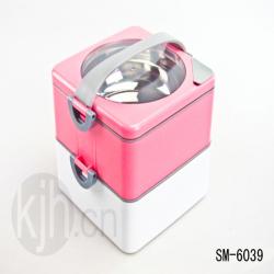 注水加热不锈钢饭盒(