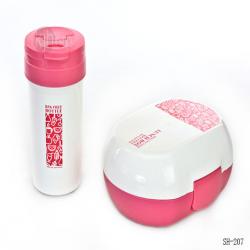 乐派椭圆分隔餐盒+随