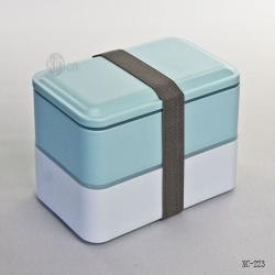 长方形双层便当盒