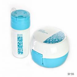 乐派圆形分隔餐盒+随