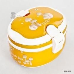 时尚小椭圆形手提饭盒
