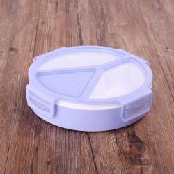 圆形分格密封餐盒