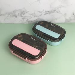 304不锈钢分格饭盒(3