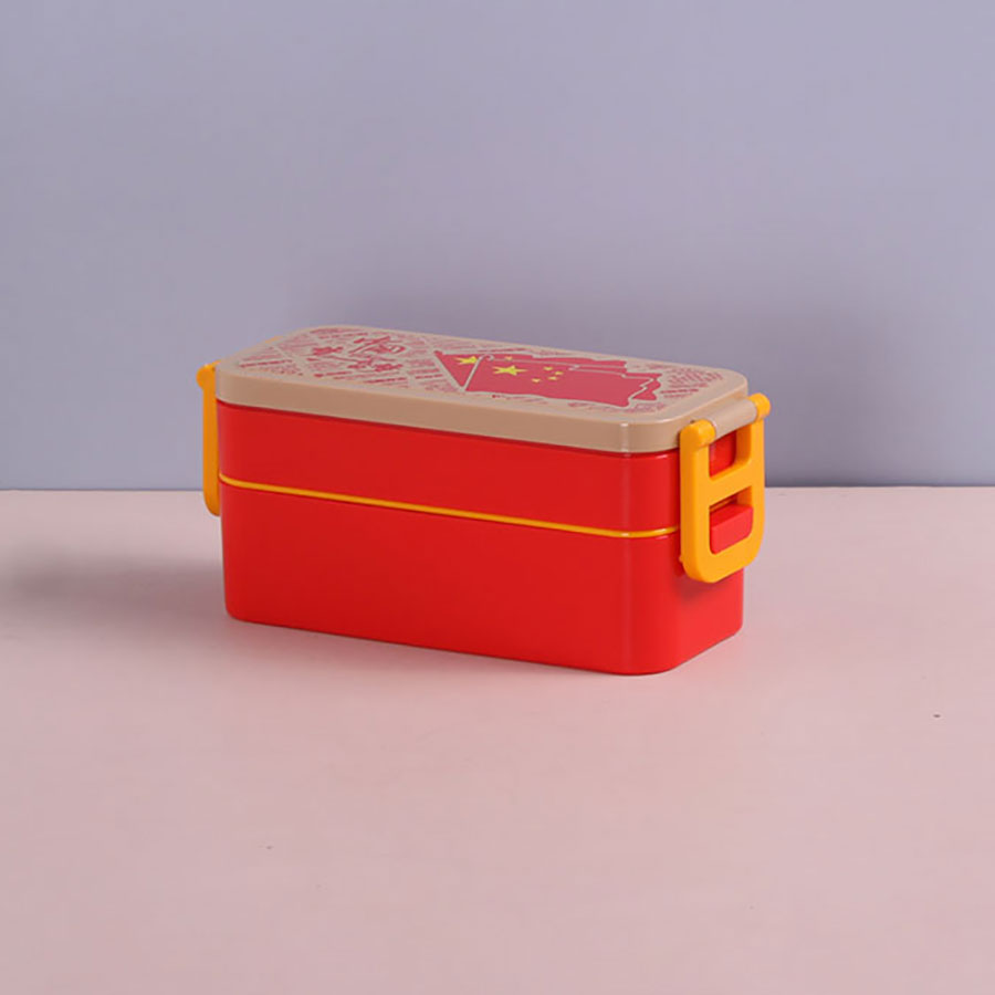 时代特色双层便当盒(