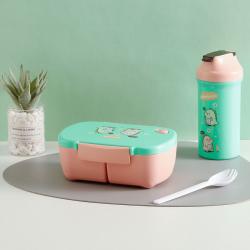 三格长方饭盒+500CC卡