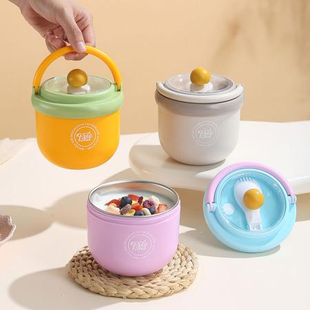 奇趣早餐杯  PP款600ml/不锈钢款500ml