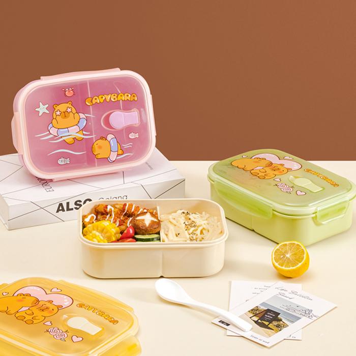 小号800ml/大号1000ml方形饭盒
