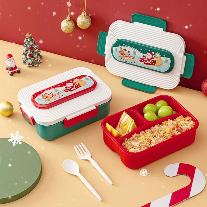 圣诞三格饭盒