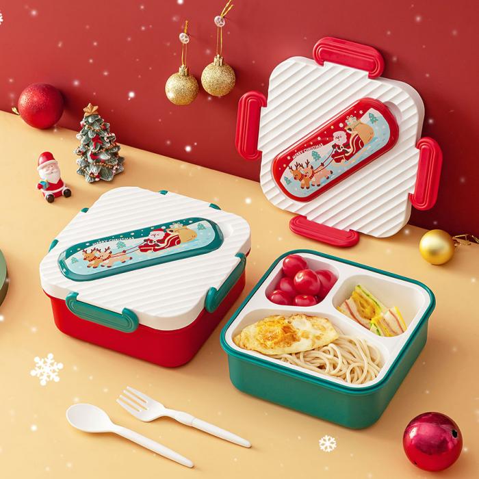 圣诞方形分格饭