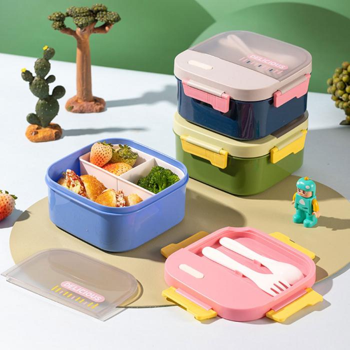 饭盒1250ml(带餐具+独
