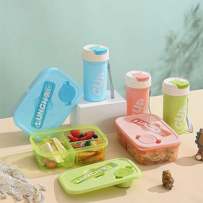 简约套装饭盒(饭盒950ml+水杯480ml)