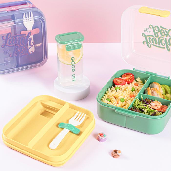 便携分格餐盒套装