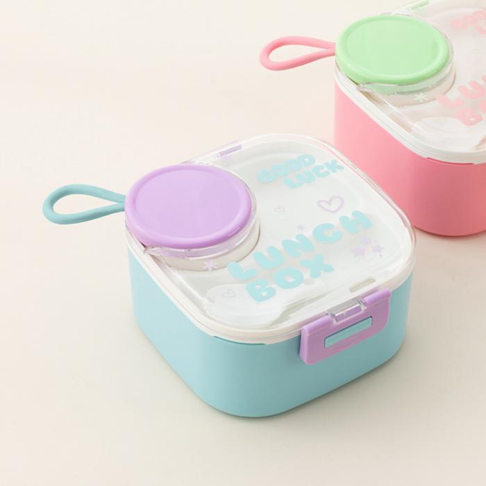 方形手提不锈钢饭盒1000ml